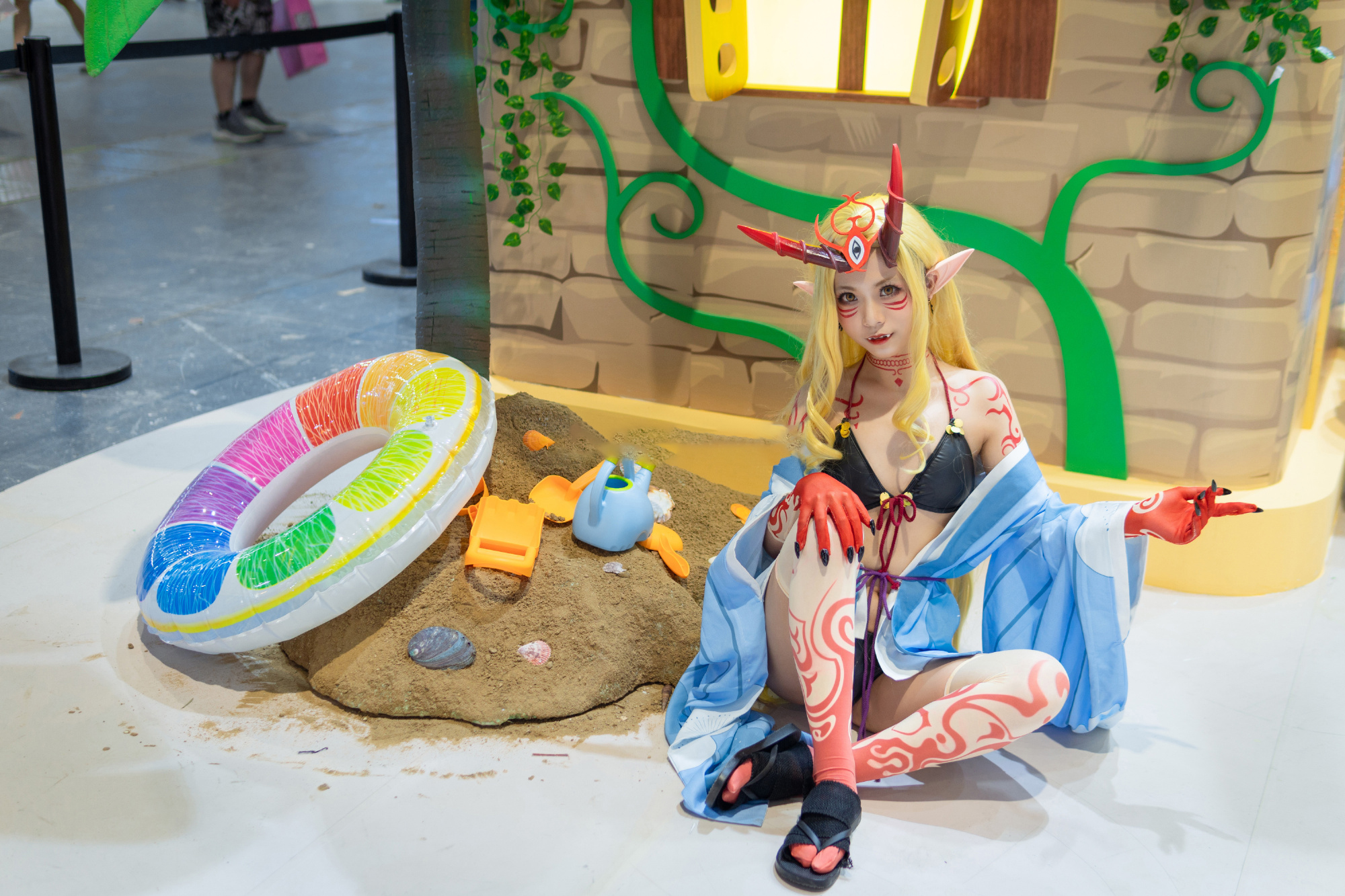 《FGO》茨木童子水着cosplay-cos扮之狐狸-二次元游戏知识平台