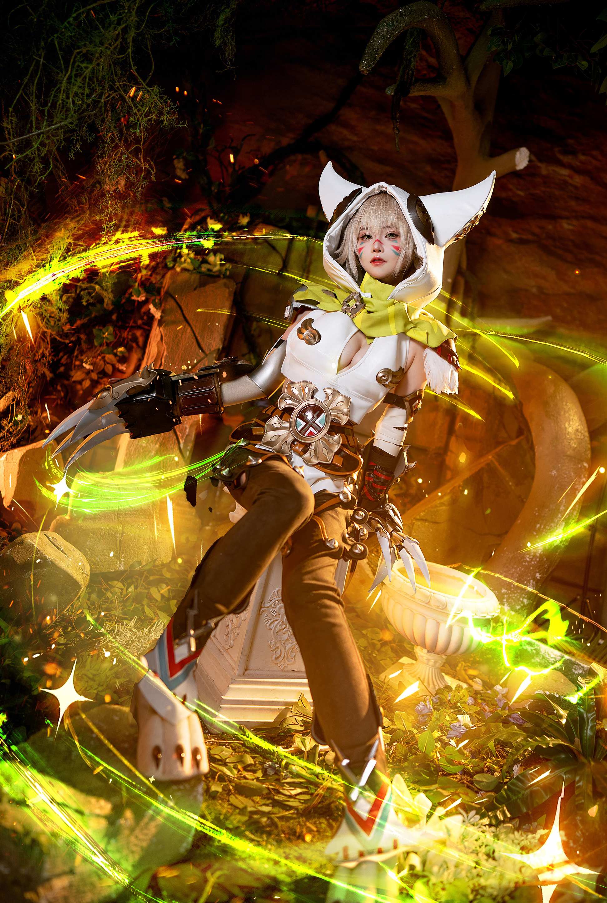 《龙之谷》银色兽灵cosplay-cos扮之狐狸-二次元游戏知识平台