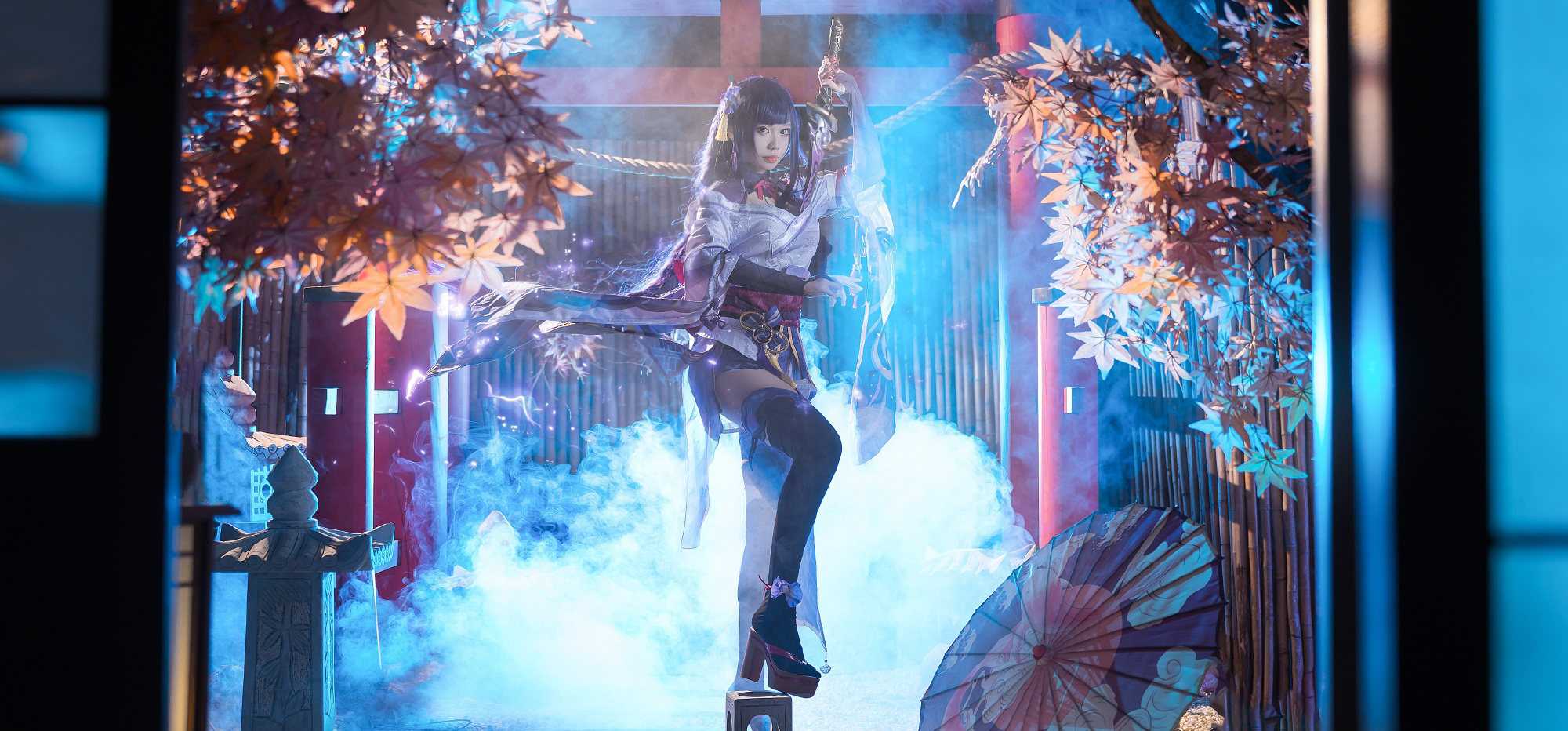 《原神》雷电将军cosplay-cos扮之狐狸