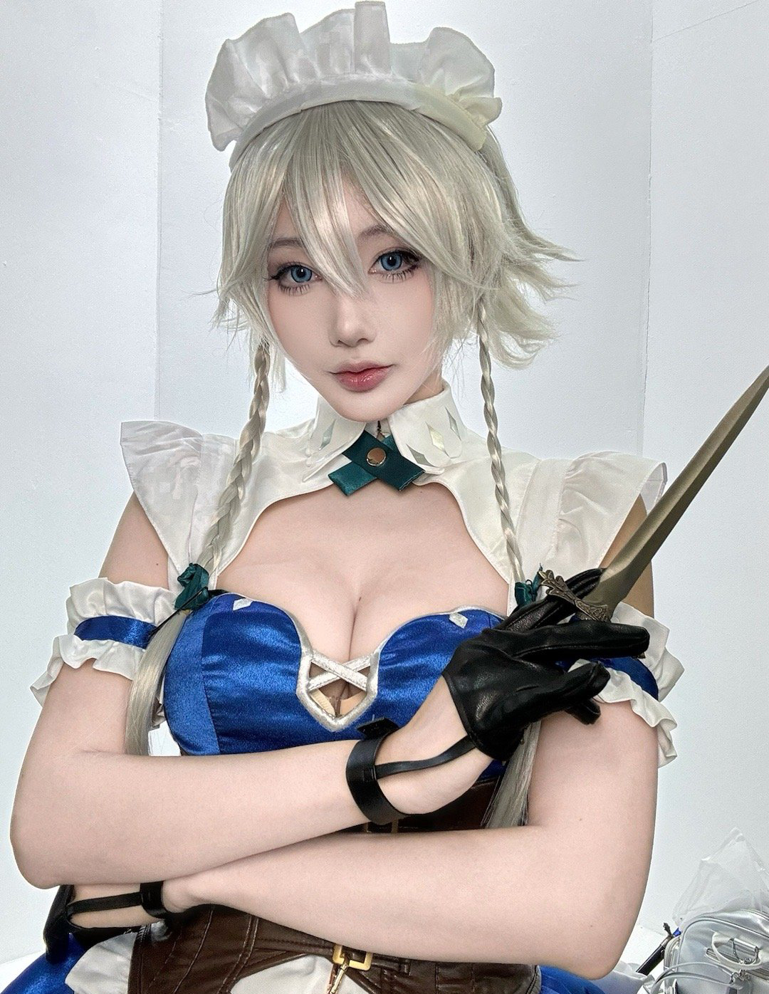 《东方Project》十六夜咲夜潇洒的女仆长cosplay-cos扮之狐狸-二次元游戏知识平台