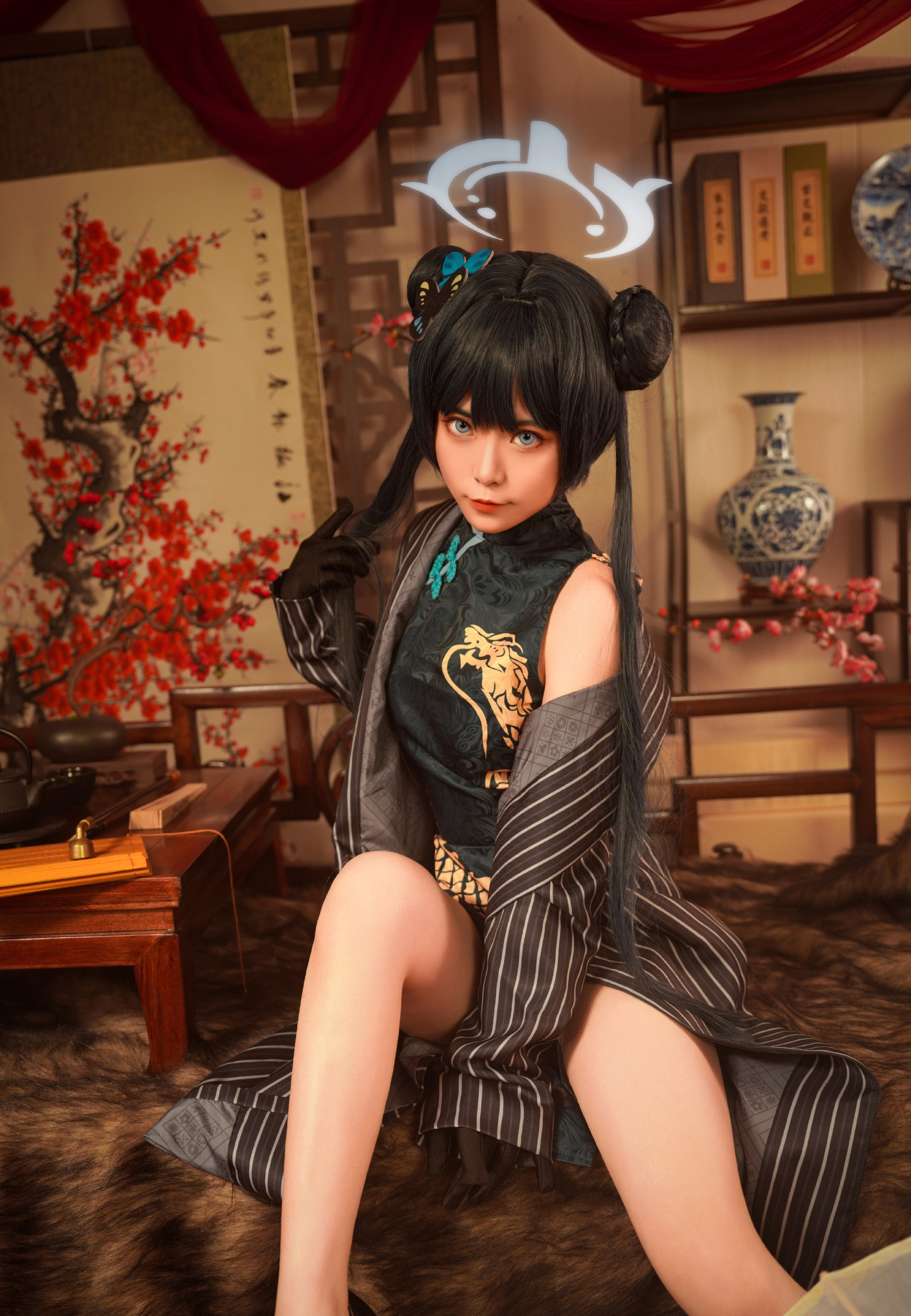 《蔚蓝档案》妃咲cosplay-cos扮之狐狸