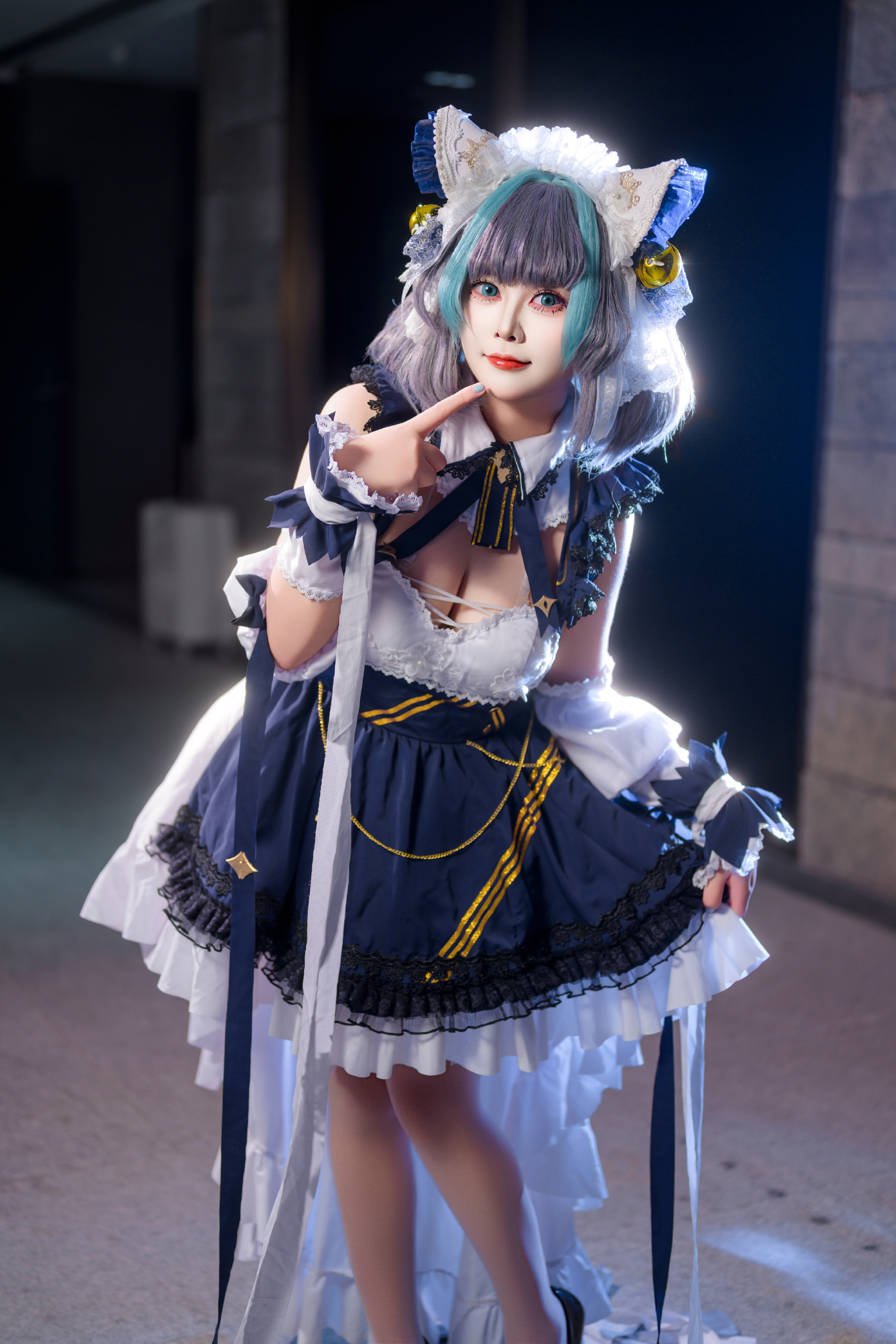 《碧蓝航线》柴郡cosplay-cos扮之狐狸