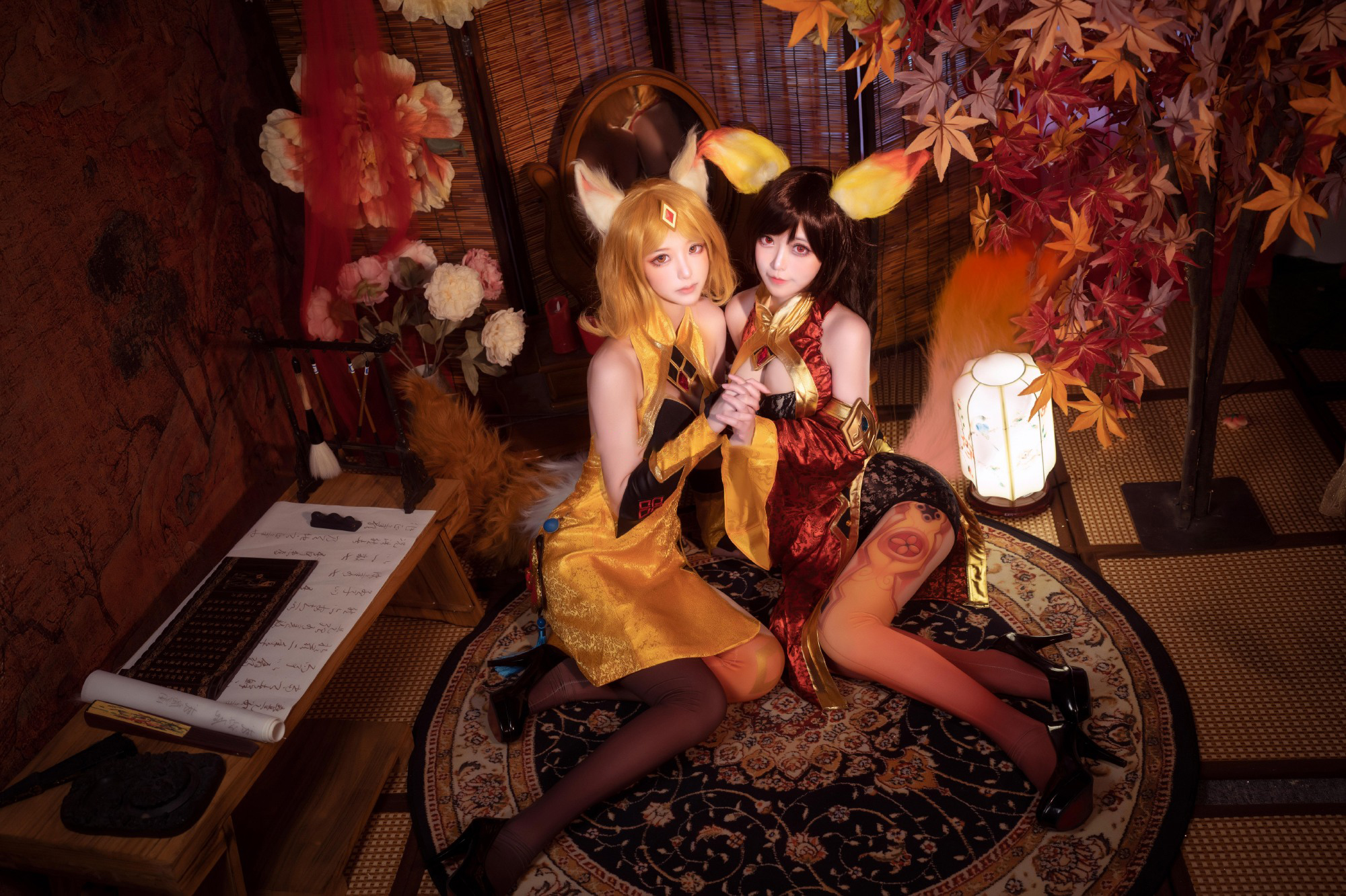 《王者荣耀》妲己cosplay-cos扮之狐狸