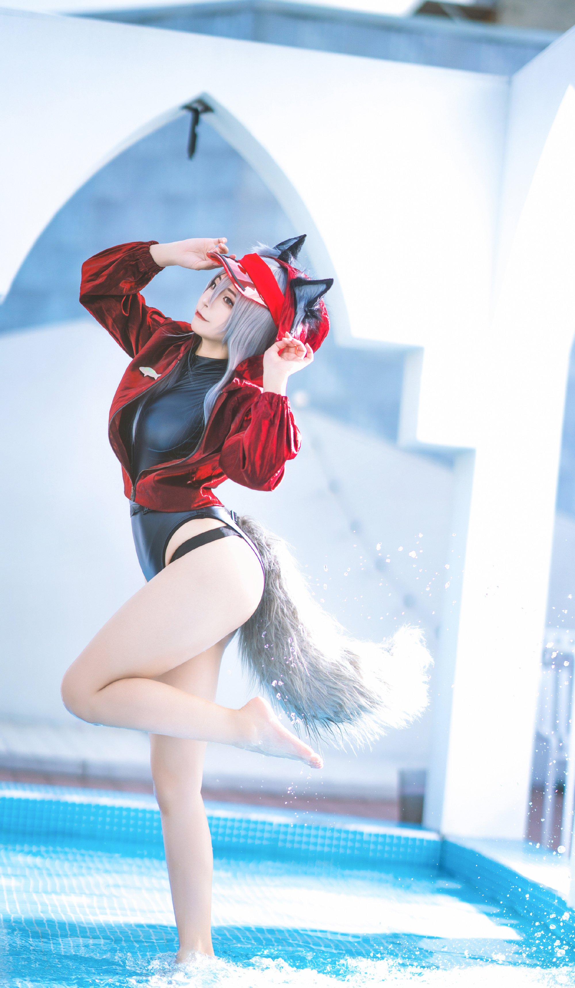 《明日方舟》红cosplay-cos扮之狐狸-二次元游戏知识平台