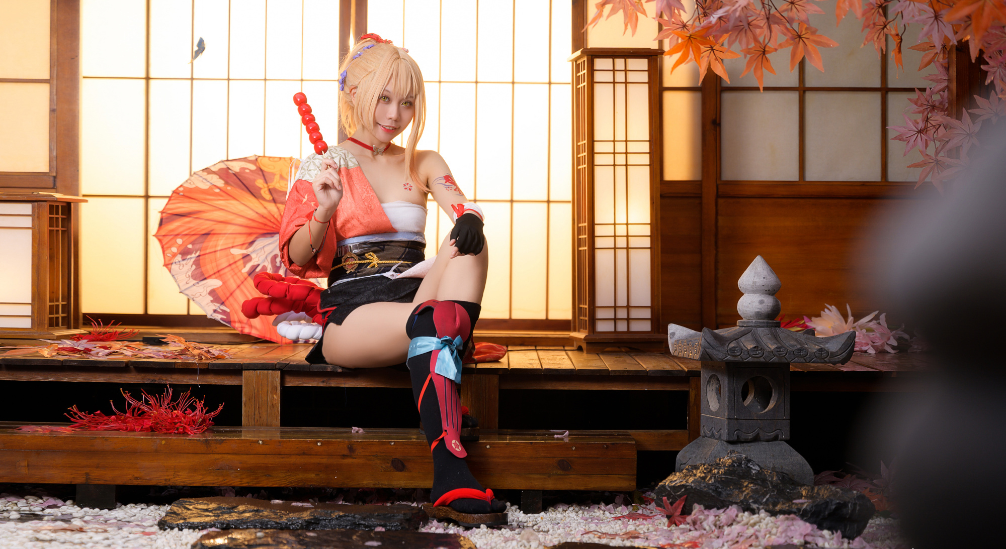《原神》长野原宵宫cosplay-cos扮之狐狸-二次元游戏知识平台