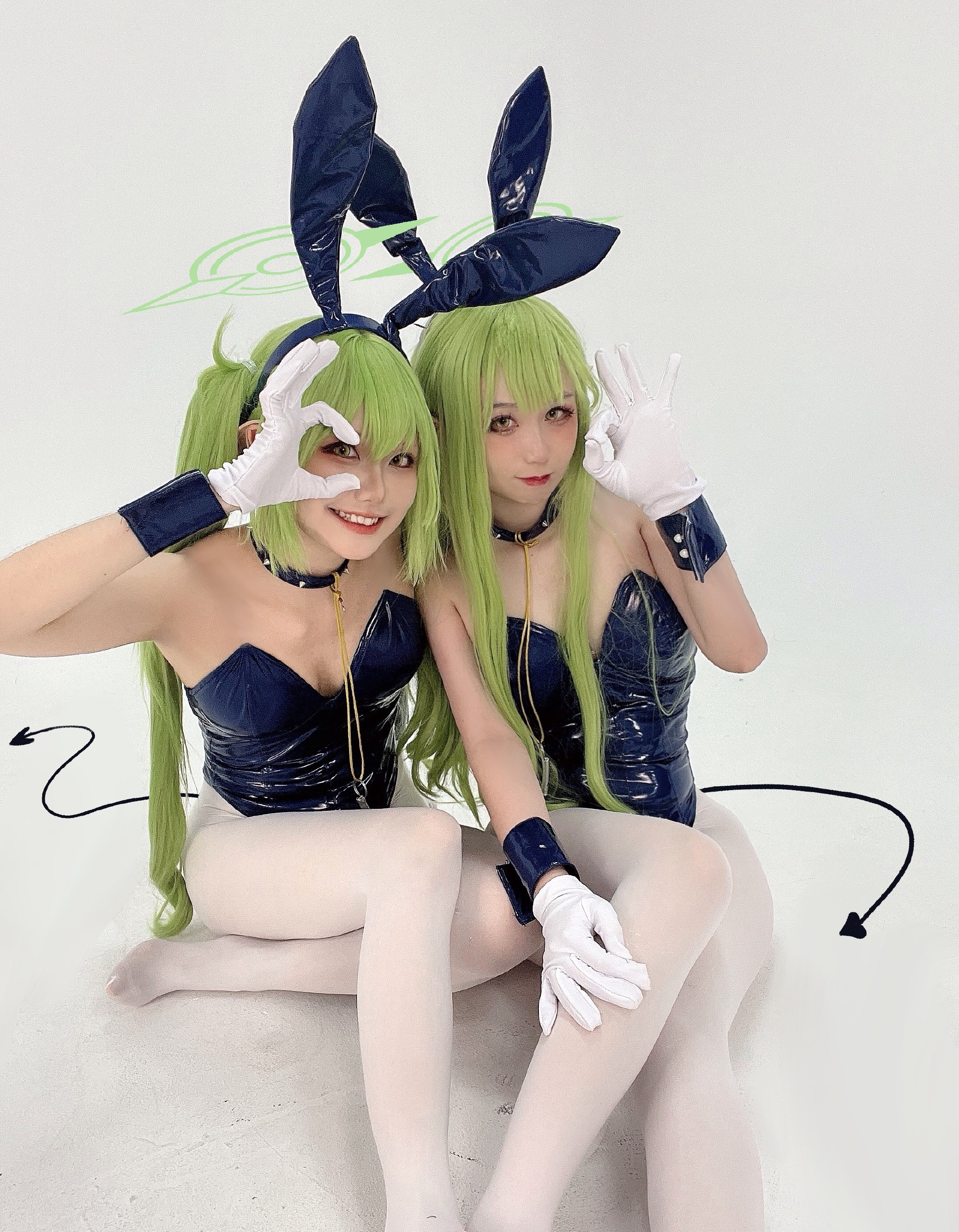 《蔚蓝档案》铁道双子兔兔cosplay-cos扮之狐狸-二次元游戏知识平台
