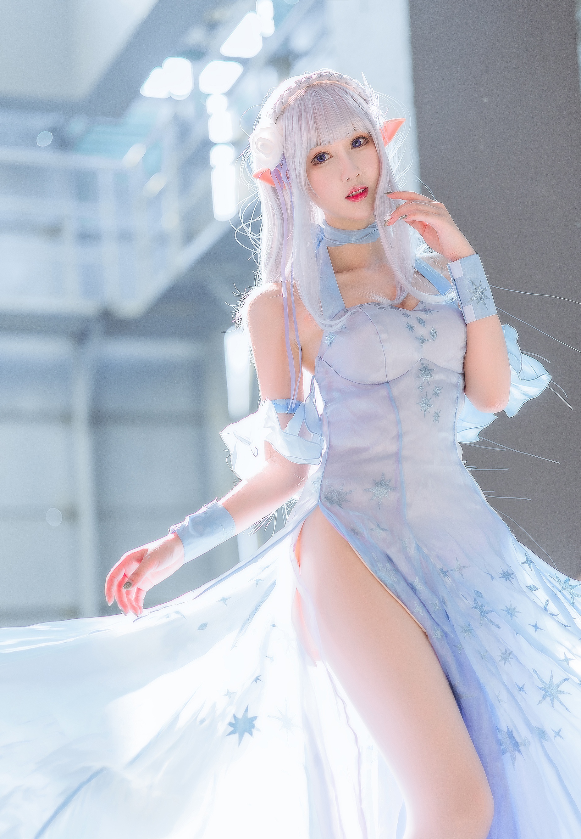 《从零开始的异世界生活》爱蜜莉亚cosplay-cos扮之狐狸-二次元游戏知识平台