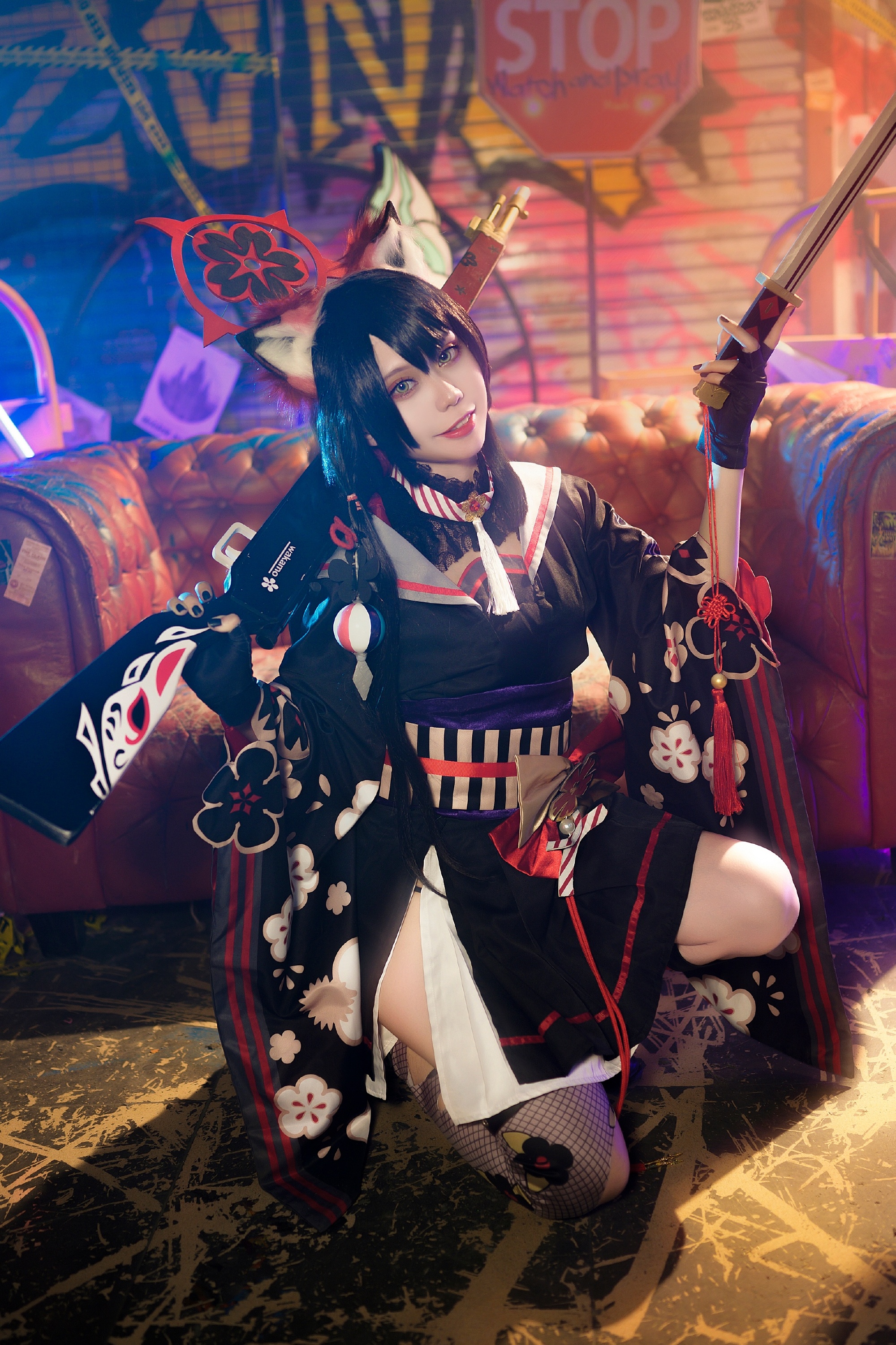 《蔚蓝档案》狐坂若藻cosplay-cos扮之狐狸