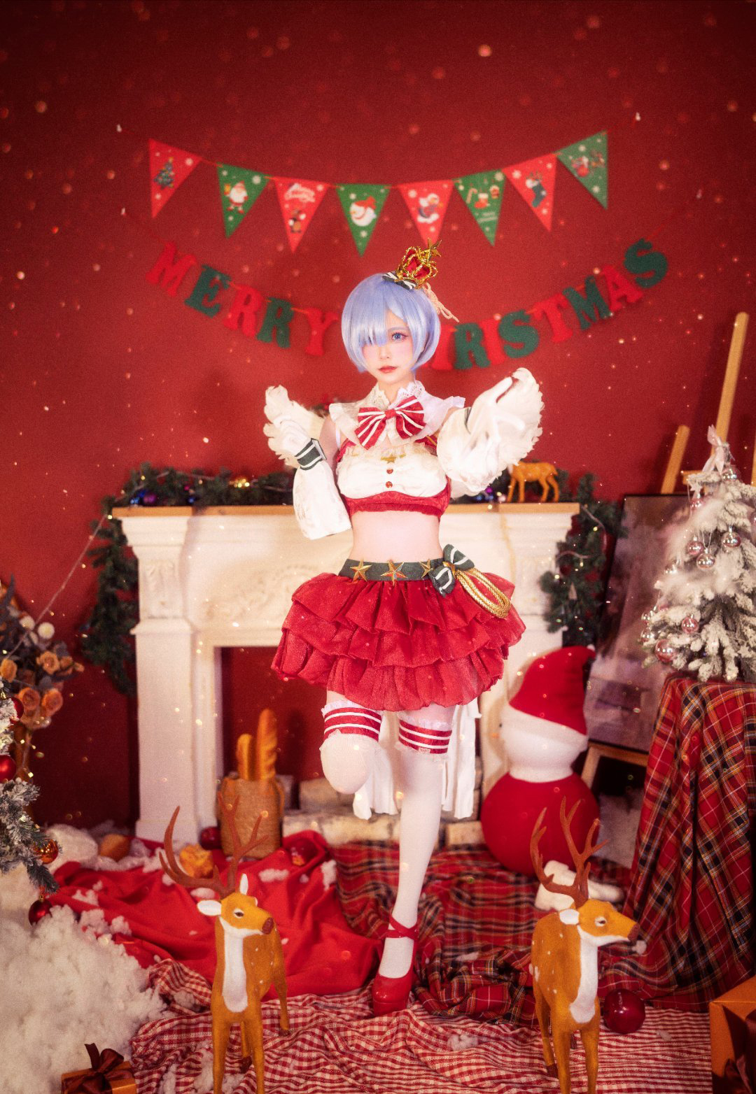 《re:从零开始的异世界生活》蕾姆圣诞天使cosplay-cos扮之狐狸-二次元游戏知识平台
