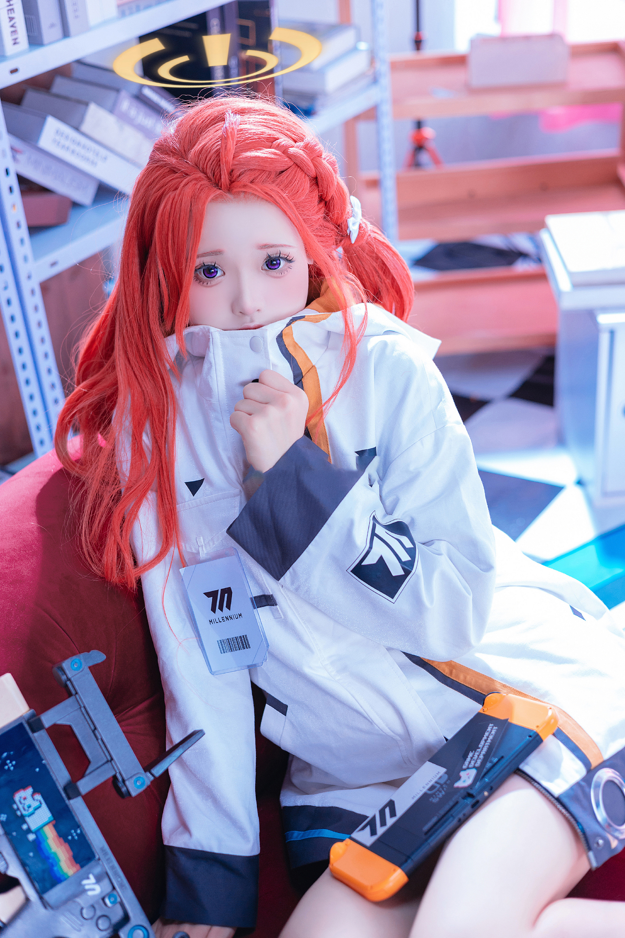 《蔚蓝档案》花冈柚子cosplay-cos扮之狐狸