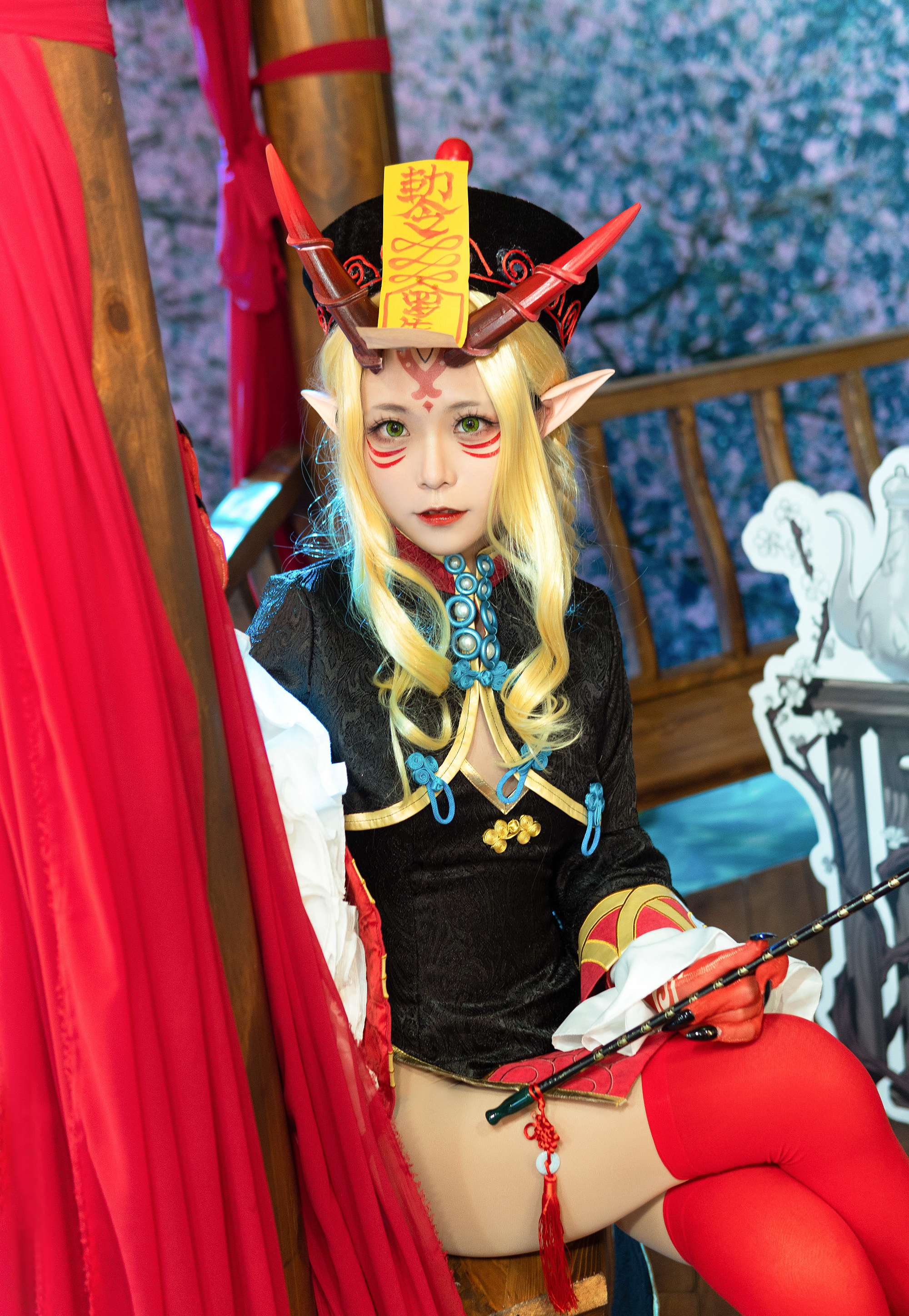 《Fate/GrandOrder》茨木童子僵尸娘cosplay-cos扮之狐狸