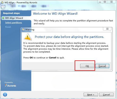 WD Align Utility