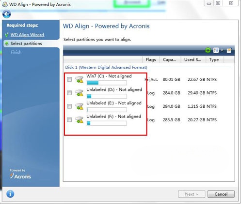 WD Align Utility