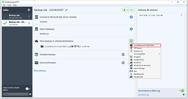 SQLBackupAndFTP
