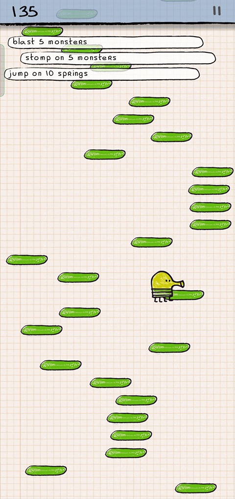 涂鸦跳跃(DoodleJump)