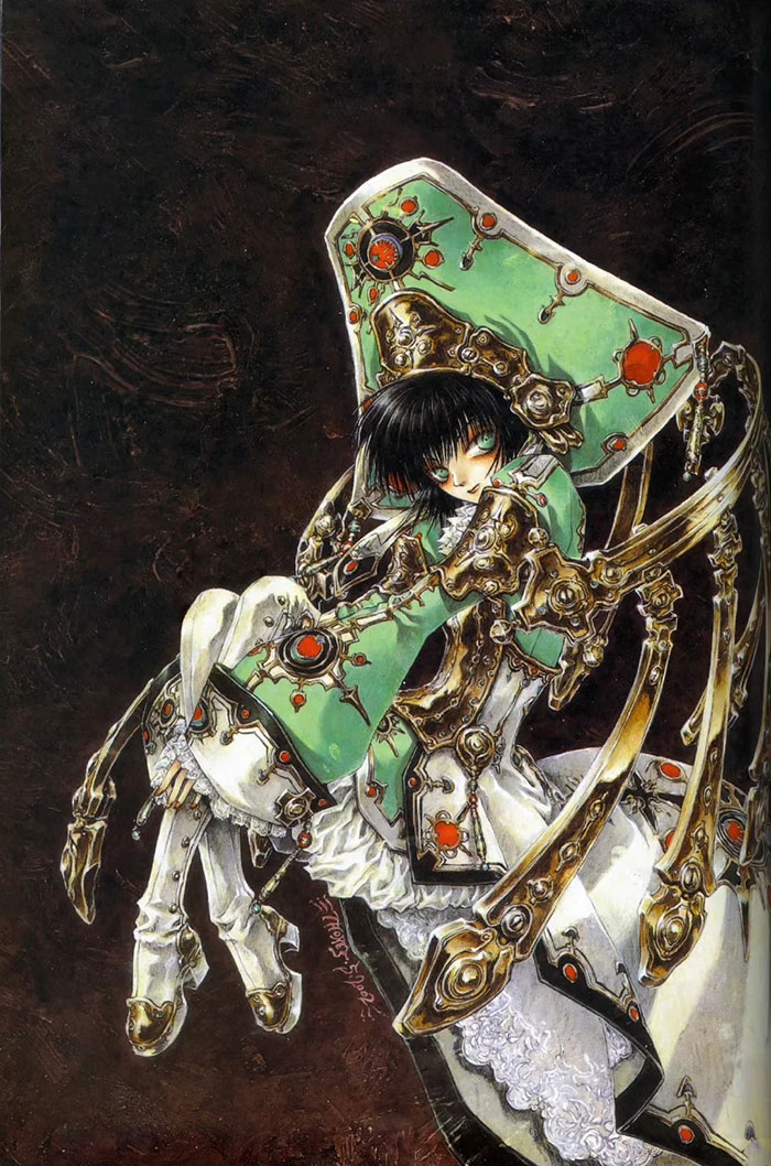 插画师THORES柴本作品欣赏-cos扮之狐狸