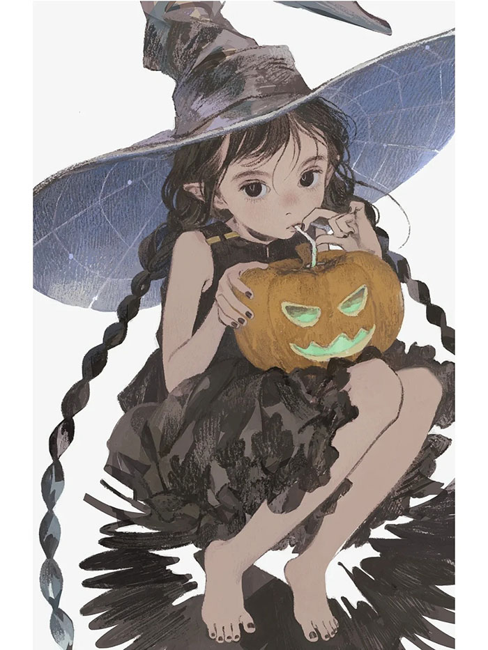插画家またよし作品欣赏-cos扮之狐狸-二次元游戏知识平台