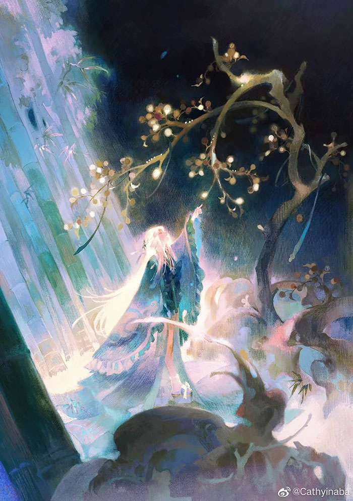 插画师Cathyinaba作品欣赏-cos扮之狐狸-二次元游戏知识平台