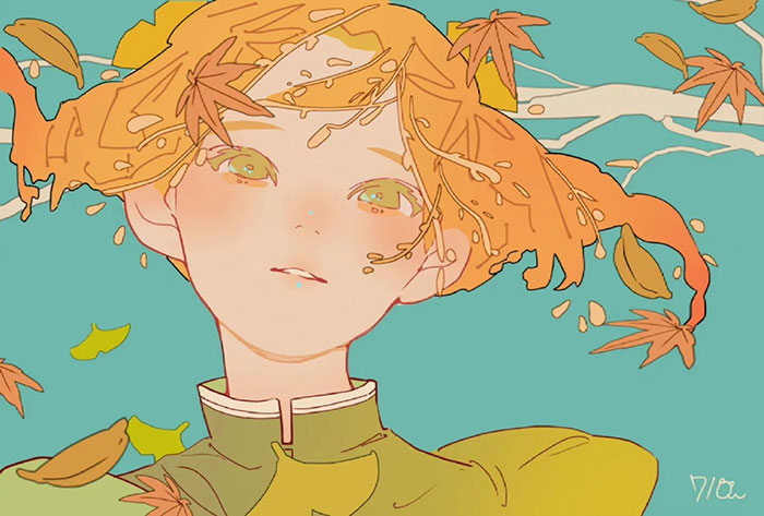 插画师なないち0的作品欣赏-cos扮之狐狸-二次元游戏知识平台