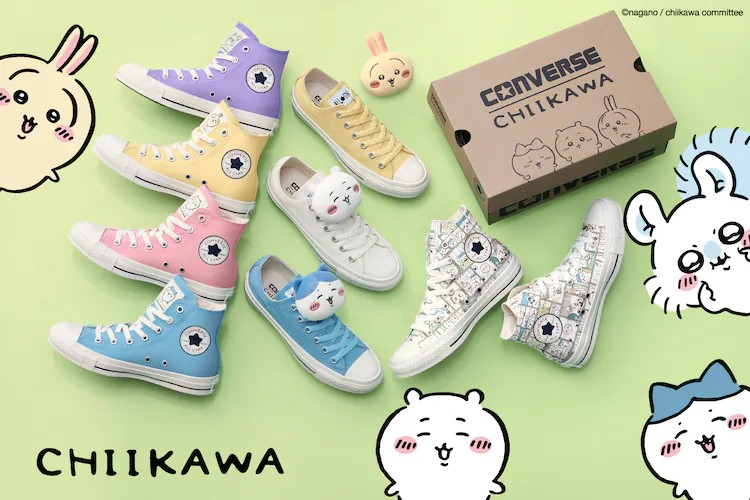 《ちいかわ》×Converse合作款鞋子即将发售-cos扮之狐狸-二次元游戏知识平台