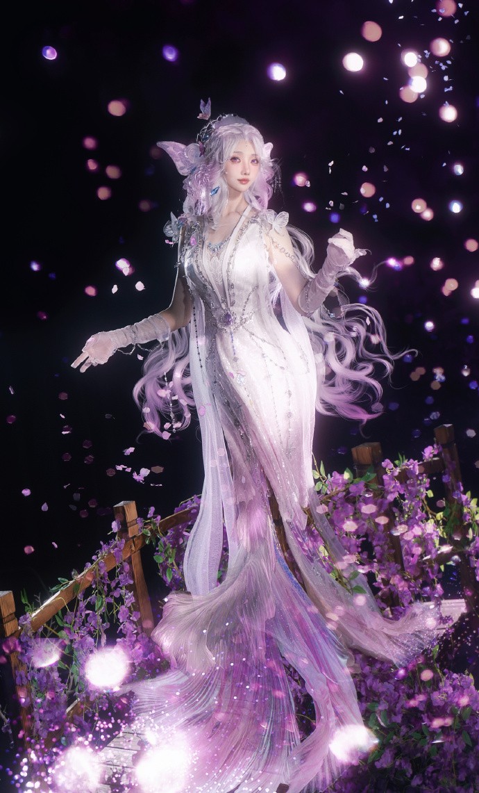 不愧是紫微星，穿上之后感觉自己熠熠生辉~~-cos扮之狐狸