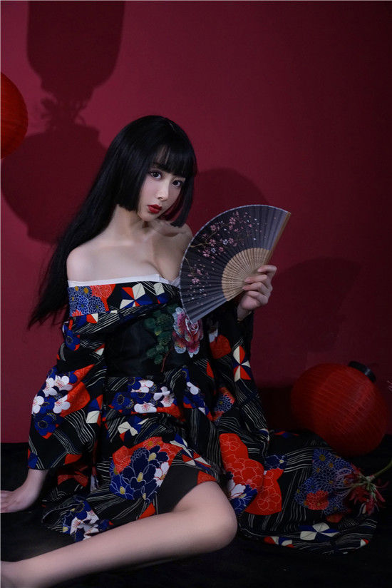 少女日系写真，黑发绝美-cos扮之狐狸-二次元游戏知识平台