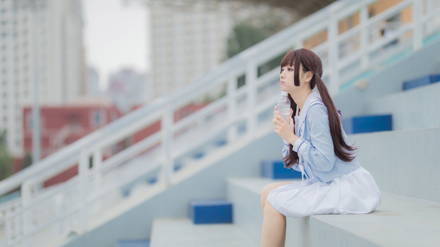 水色爱丽丝JK制服-cos扮之狐狸-二次元游戏知识平台