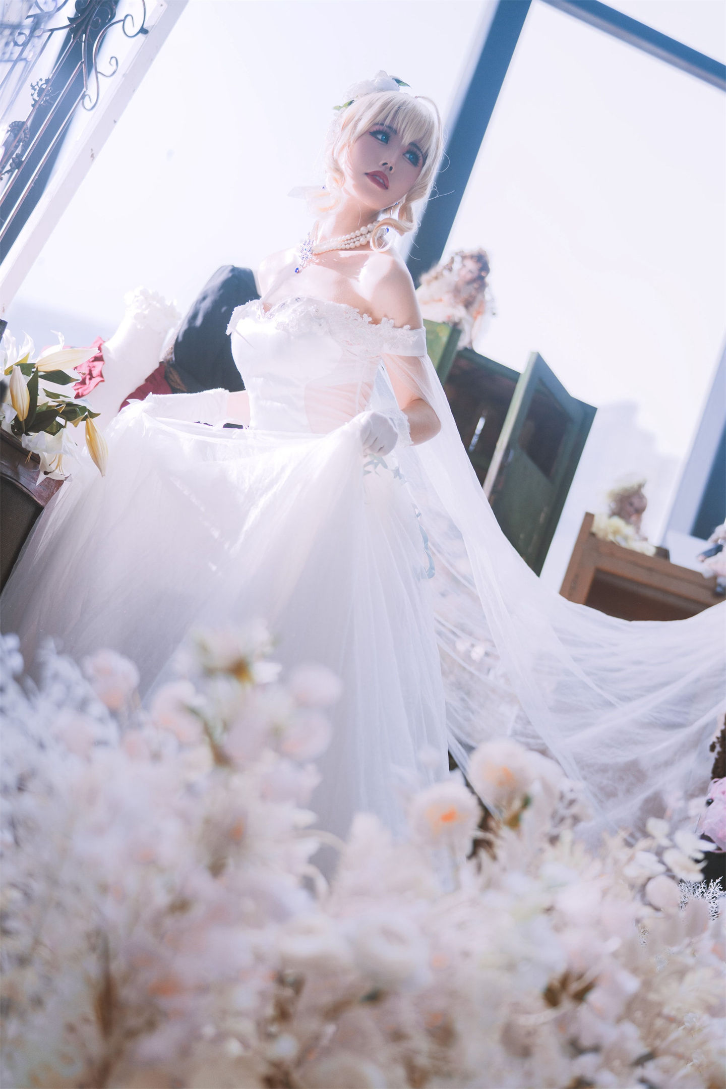 《fate》saber阿瓦隆cosplay-cos扮之狐狸-二次元游戏知识平台