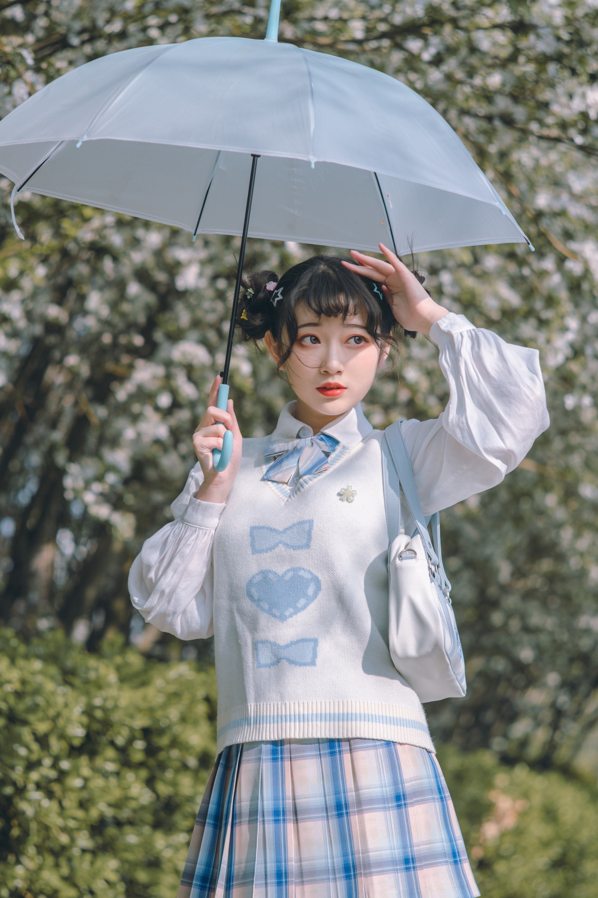 日系写真，春天和樱花的约定-cos扮之狐狸-二次元游戏知识平台