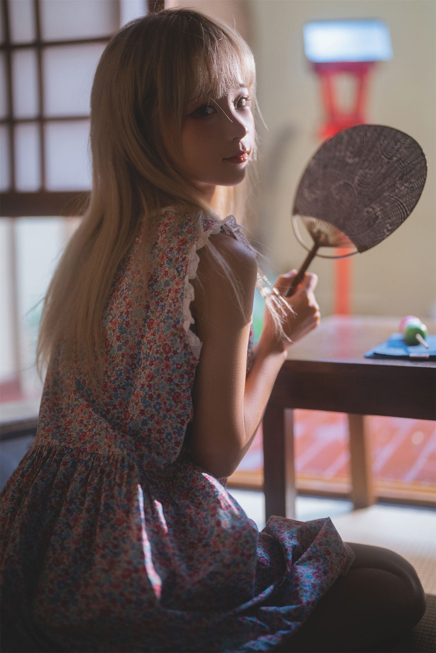 《和风碎花》少女写真-cos扮之狐狸-二次元游戏知识平台